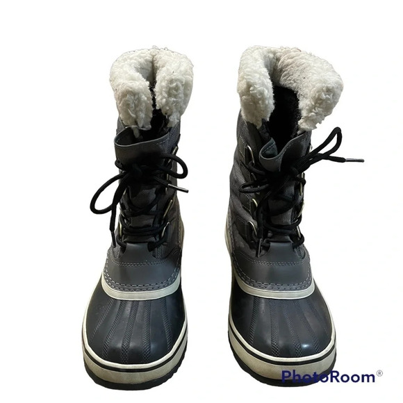 SOREL Carnival Boot Waterproof Winter Snow Boots NL 1495-035 Faux Fur size 6 - Picture 3 of 13